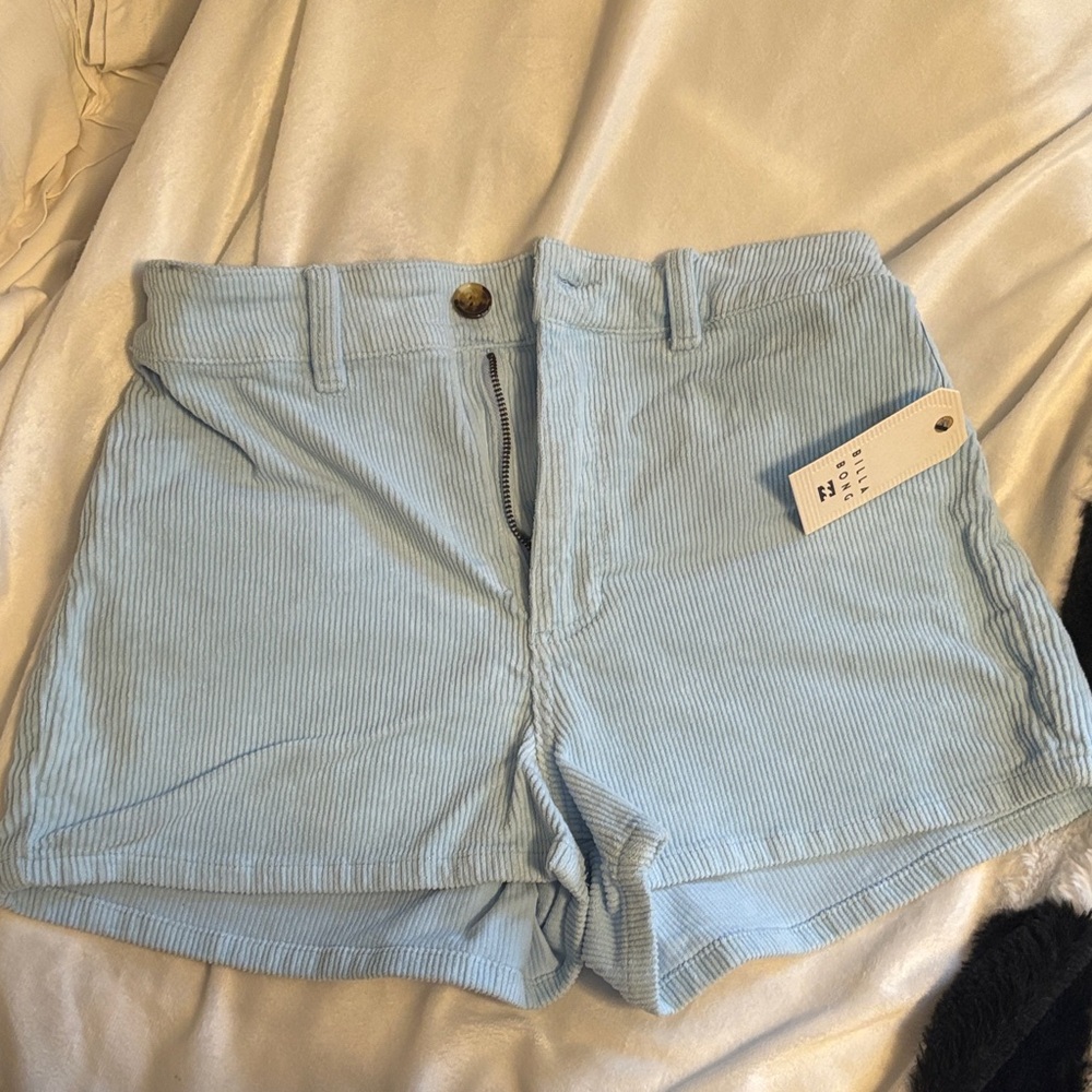 Billabong Light Blue High Waist Women's Shorts